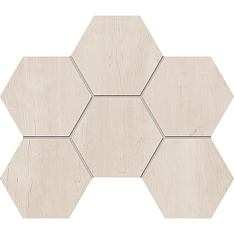 Estima Soft Wood Мозаика SF01 Hexagon Неполированный 25x28.5 / Эстима Софт Вуд Мозаика SF01 Хексагон Неполированный 25x28.5 